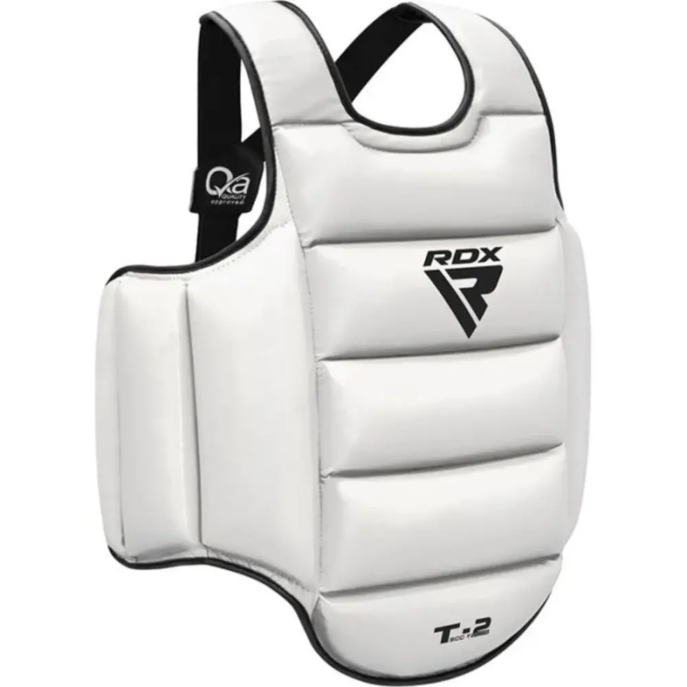 RDX Sports T2 CE Borstbeschermer - Omkeerbaar Wit of Zwart RDX Sports T2 CE Borstbeschermer - Omkeerbaar Wit of Zwart
