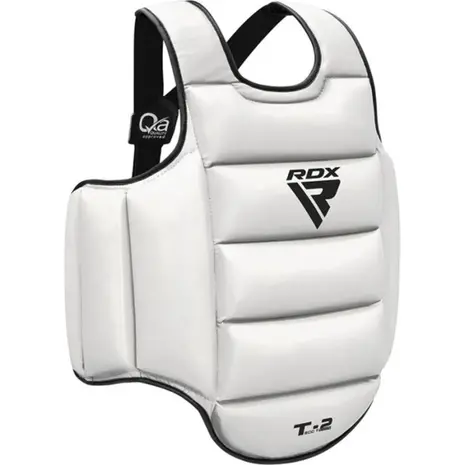 RDX Sports T2 CE Borstbeschermer - Omkeerbaar Wit of Zwart RDX Sports T2 CE Borstbeschermer - Omkeerbaar Wit of Zwart