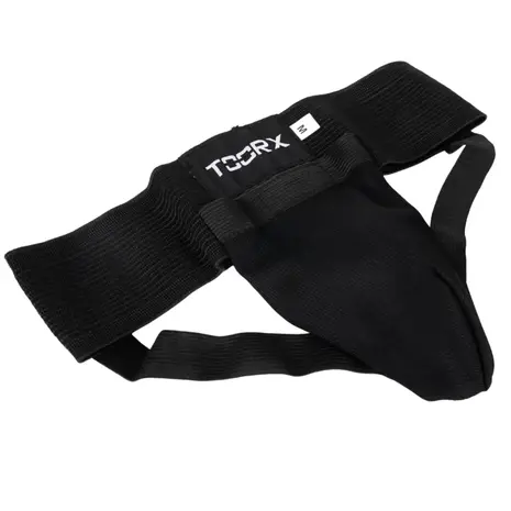 Toorx Fitness Kruisbeschermer - Katoen - Tok - Zwart