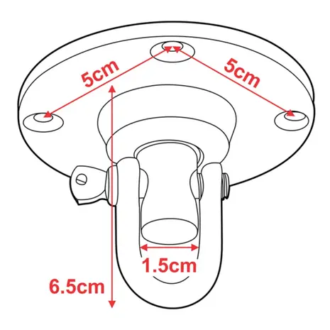 RDX Sports R1 Stalen Ophangbeugel Swivel Bokszak RDX Sports R1 Stalen Ophangbeugel Swivel Bokszak