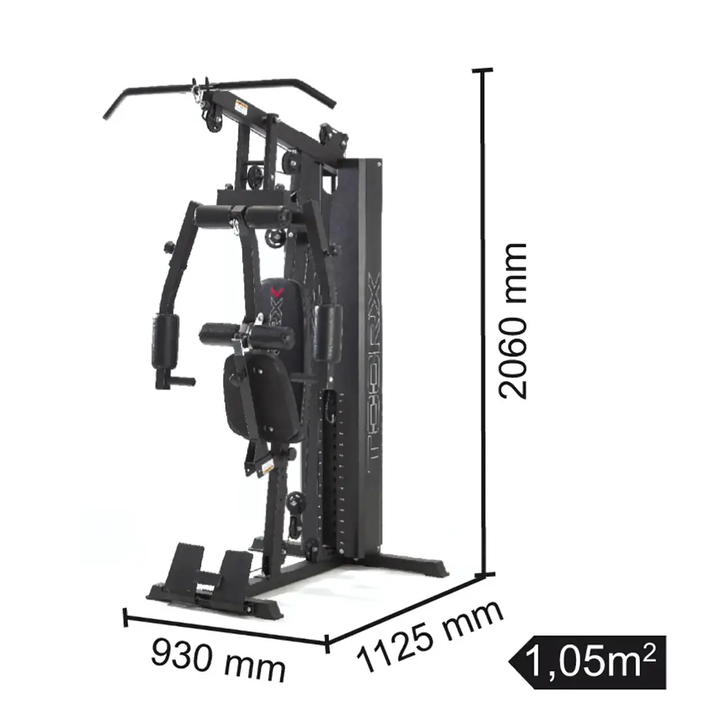 Toorx Fitness Home Gym - 70 kg Gewichtsblok - MSX-60 Toorx Fitness Home Gym - 70 kg Gewichtsblok - MSX-60