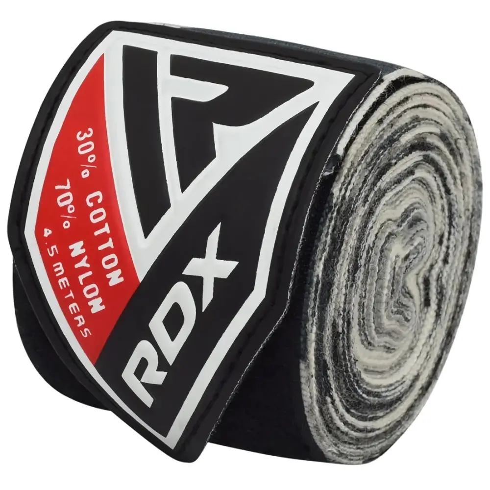 RDX Sports Hand Wraps Camo grey - 4.5m - bescherming RDX Sports Hand Wraps Camo grey - 4.5m - bescherming