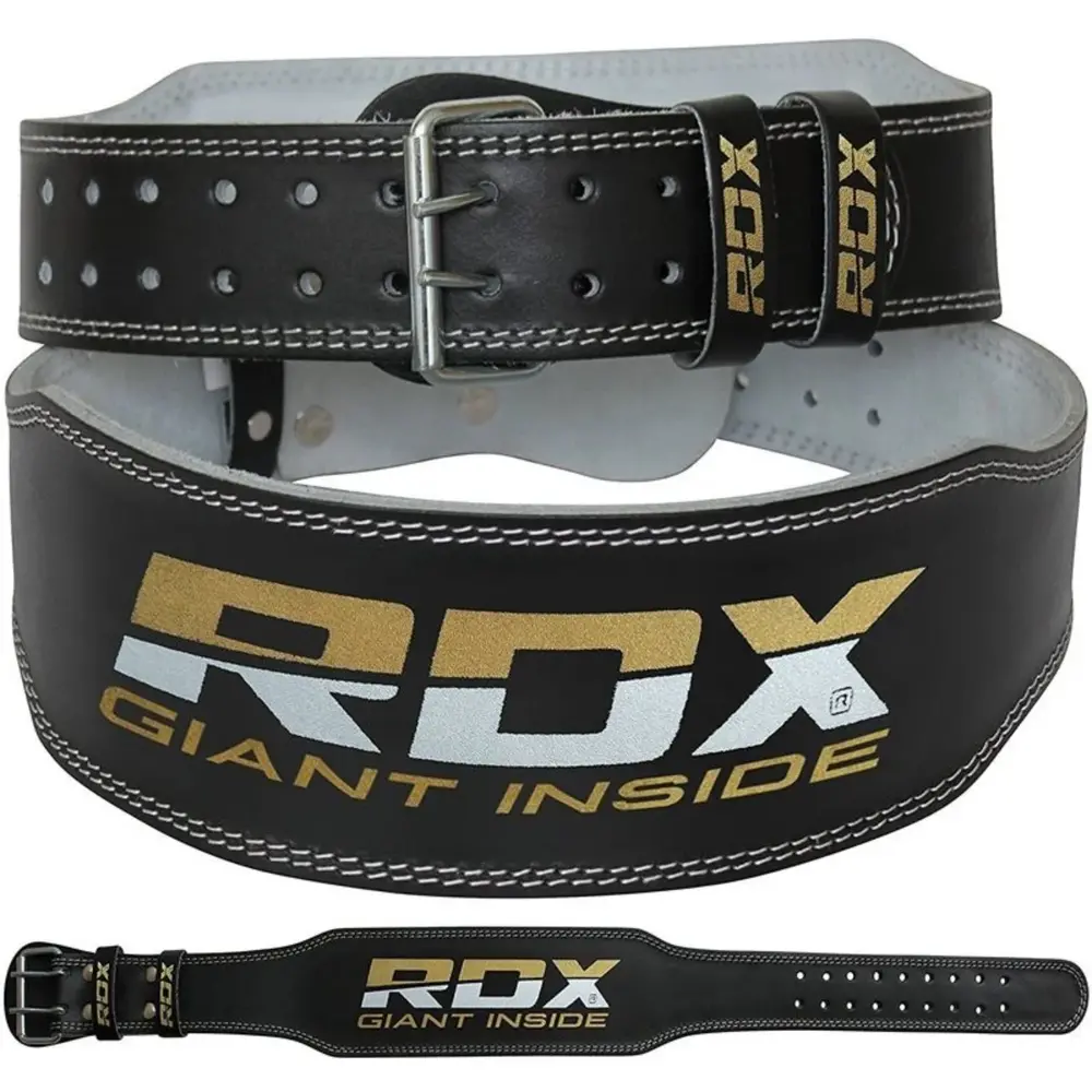 RDX Sports Gym Lederen Gewichtenhef Riem RDX Sports Gym Lederen Gewichtenhef Riem