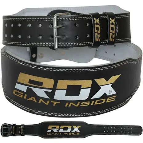 RDX Sports Gym Lederen Gewichtenhef Riem RDX Sports Gym Lederen Gewichtenhef Riem