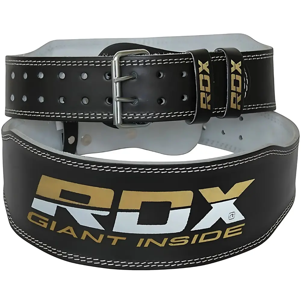 RDX Sports Gym Lederen Gewichtenhef Riem RDX Sports Gym Lederen Gewichtenhef Riem