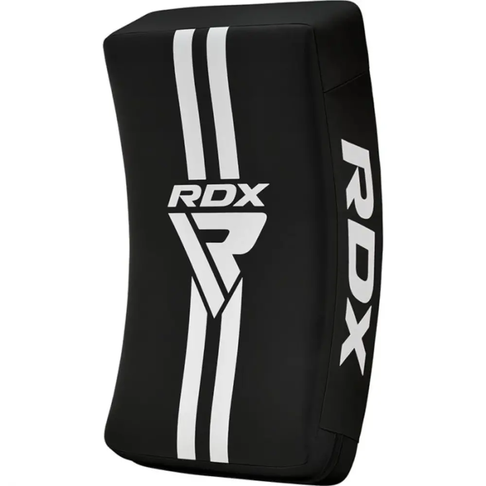 RDX Sports T1 Gel Padded Curved Kick Shield Zwart