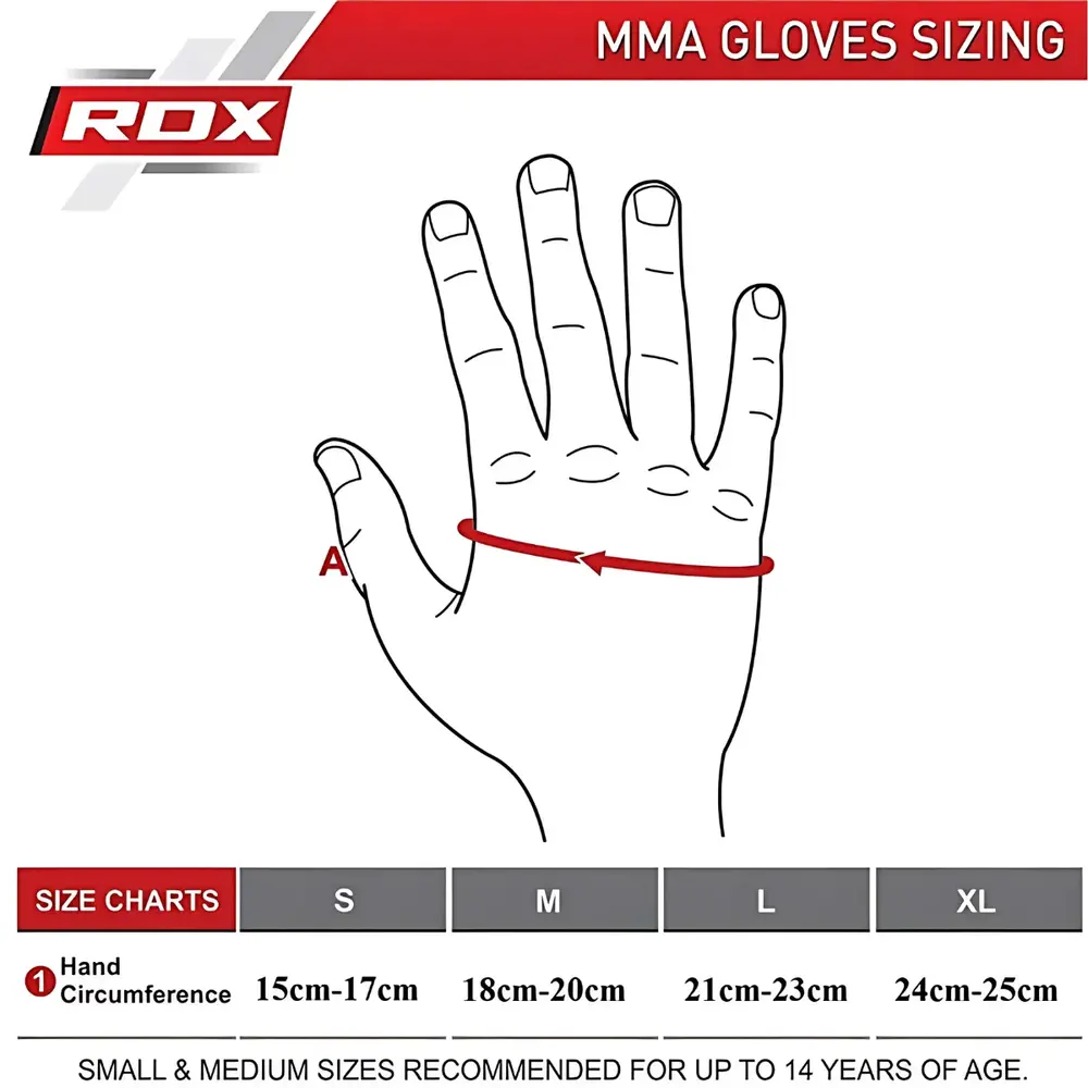 RDX Sports Grappling Gloves Model GGRF-12 Zwart RDX Sports Grappling Gloves Model GGRF-12 Zwart