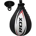 RDX Sports Bokstraining lederen Speedbal met stalen swivel RDX Sports Bokstraining lederen Speedbal met stalen swivel
