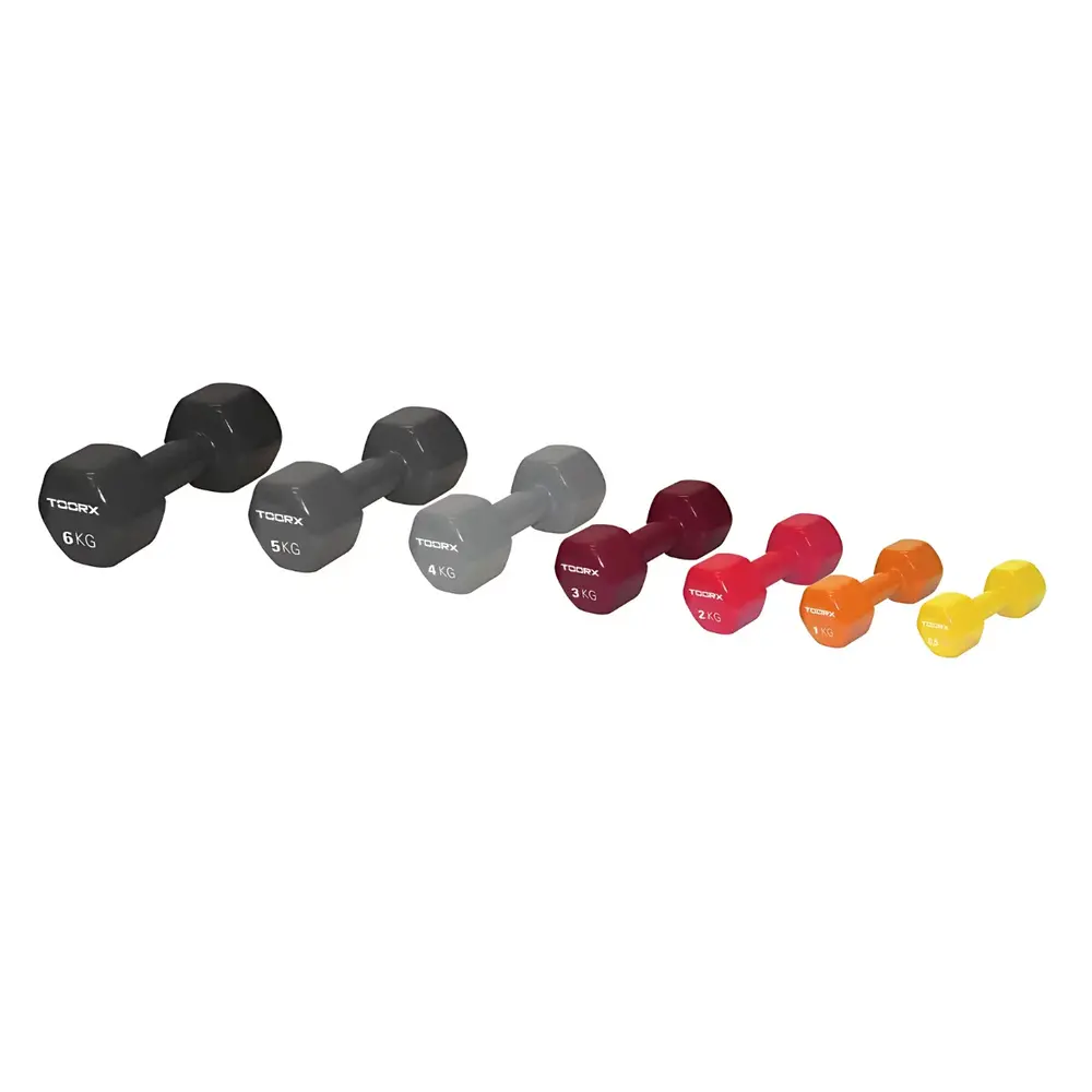 Toorx Fitness Vinyl Dumbbell - per Stuk Toorx Fitness Vinyl Dumbbell - per Stuk