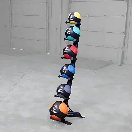 Body-Solid Medicine Ball Rack - voor 6 medicine ballen Body-Solid Medicine Ball Rack - voor 6 medicine ballen