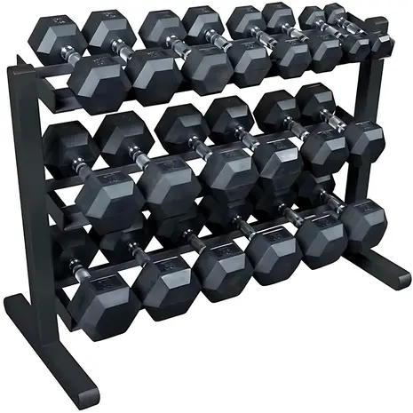 Body-Solid 3 Tier Pro Dumbbell Rack GDR363B Body-Solid 3 Tier Pro Dumbbell Rack GDR363B