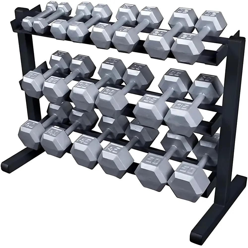 Body-Solid 3 Tier Pro Dumbbell Rack GDR363B Body-Solid 3 Tier Pro Dumbbell Rack GDR363B