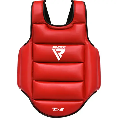 RDX Sports T2 CE Borstbeschermer - Omkeerbaar Rood of Blauw RDX Sports T2 CE Borstbeschermer - Omkeerbaar Rood of Blauw