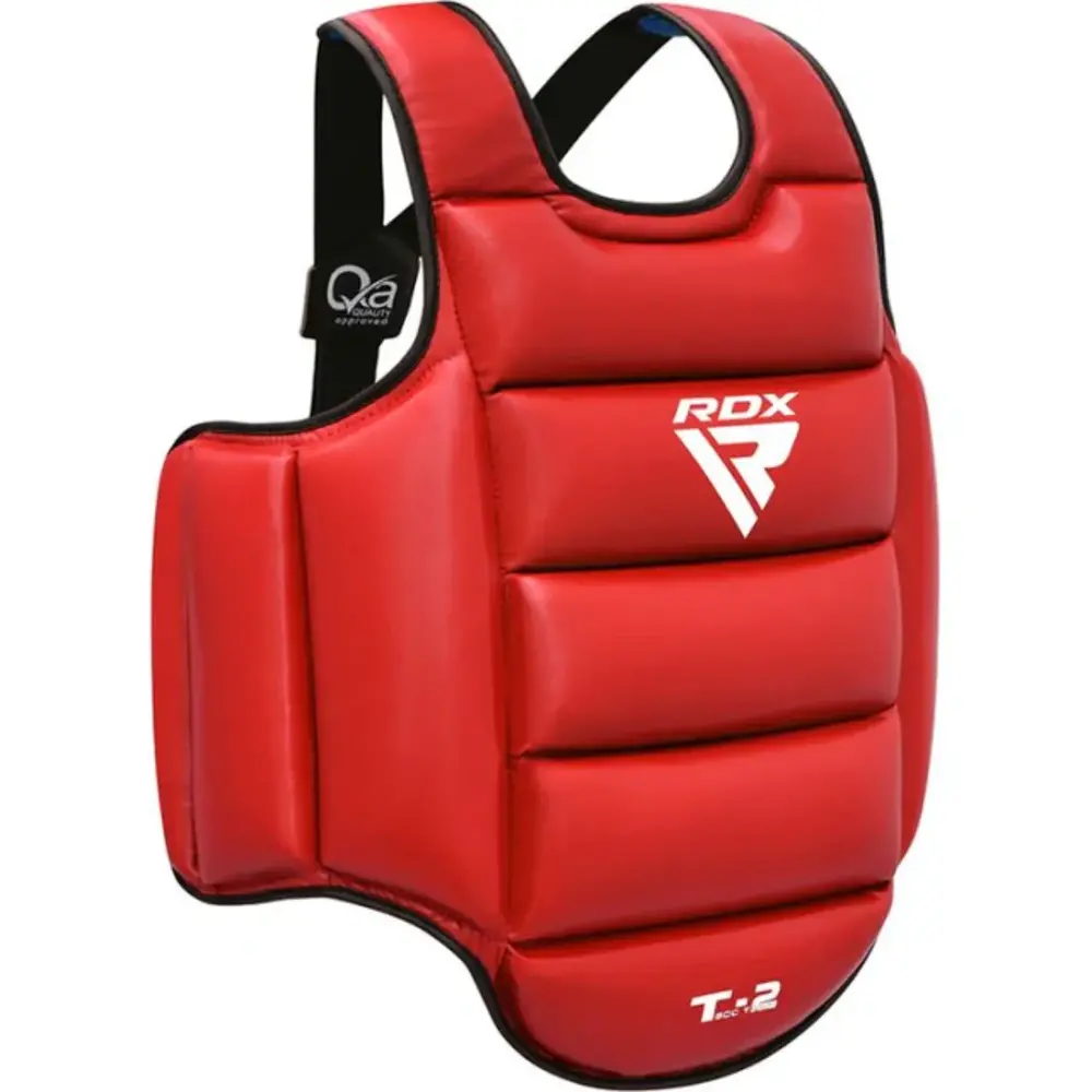 RDX Sports T2 CE Borstbeschermer - Omkeerbaar Rood of Blauw RDX Sports T2 CE Borstbeschermer - Omkeerbaar Rood of Blauw