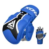 RDX Sports Aura+ T-17 Shooter MMA Handschoenen Zwart/Blauw