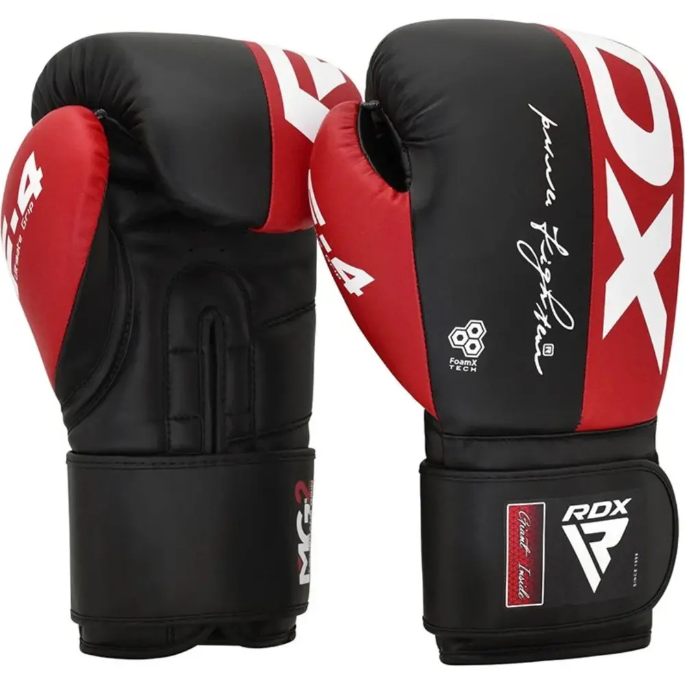 RDX Sports F4 Bokshandschoenen Sparring Rood RDX Sports F4 Bokshandschoenen Sparring Rood