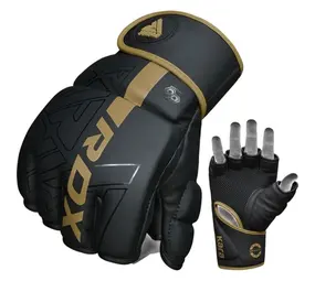 RDX Sports F6 Kara MMA Grappling Gloves Goud RDX Sports F6 Kara MMA Grappling Gloves Goud