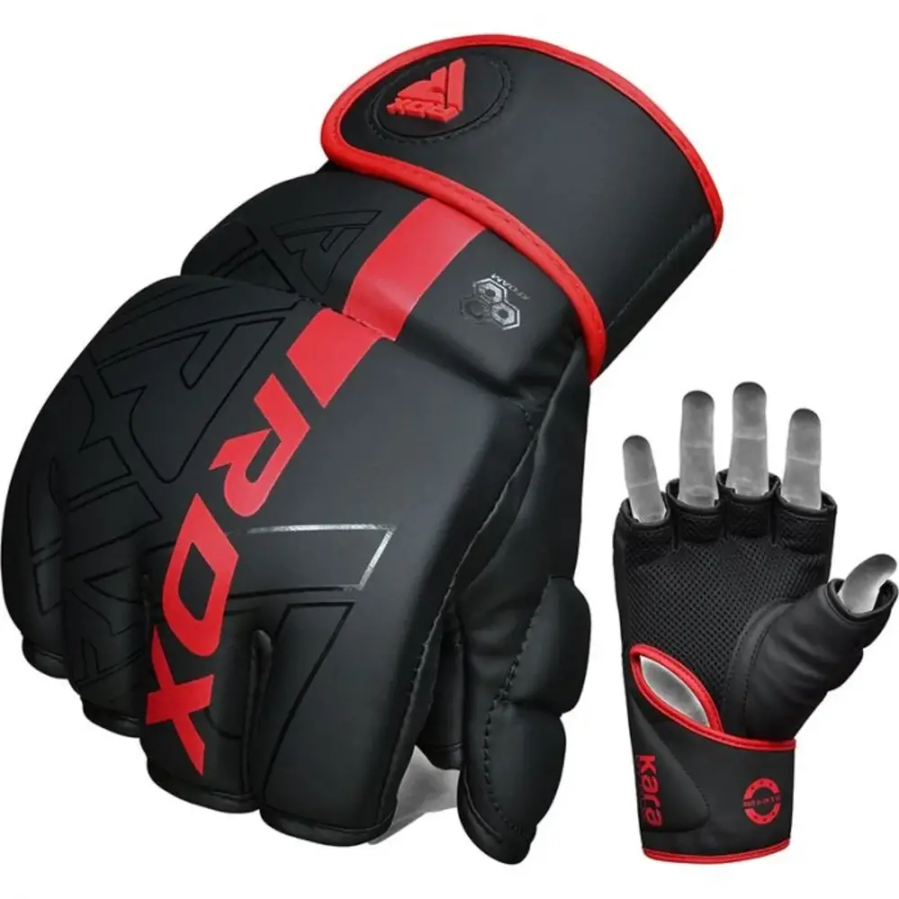 RDX Sports F6 Kara MMA Grappling Gloves Rood RDX Sports F6 Kara MMA Grappling Gloves Rood
