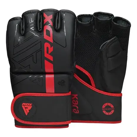 RDX Sports F6 Kara MMA Grappling Gloves Rood RDX Sports F6 Kara MMA Grappling Gloves Rood
