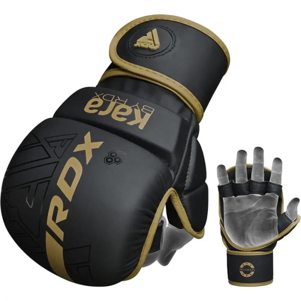 RDX Sports F6 Kara MMA Handschoenen Training Goud RDX Sports F6 Kara MMA Handschoenen Training Goud