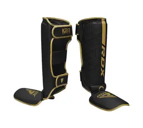 RDX Sports F6 Kara MMA Scheenbeschermers - Goud RDX Sports F6 Kara MMA Scheenbeschermers - Goud