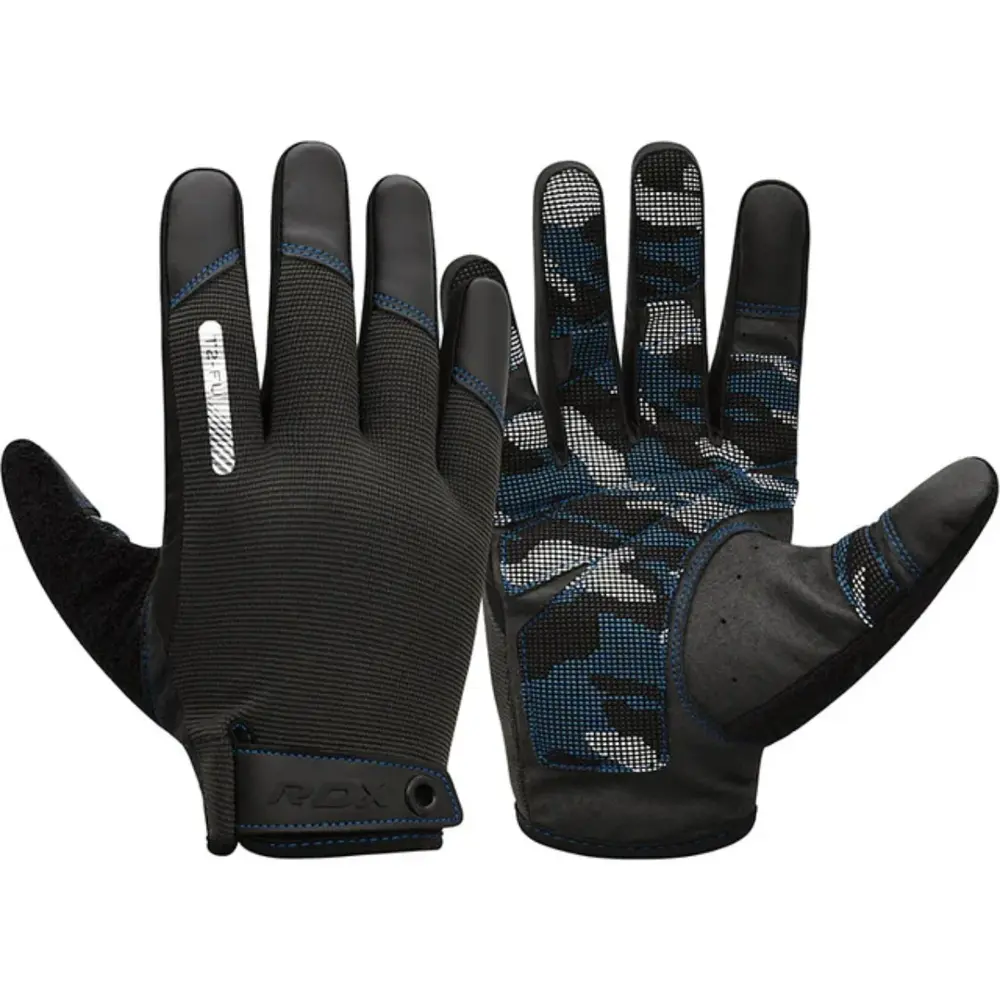 RDX Sports Gym Gloves T2 - Full Finger Blauw RDX Sports Gym Gloves T2 - Full Finger Blauw
