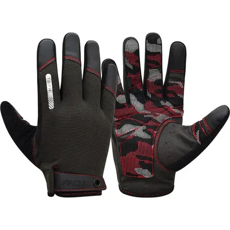 RDX Sports Gym Gloves T2 - Full Finger Rood
