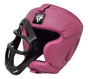 RDX Sports T1 Hoofdbeschermer Met Verwijderbare Gezichtskooi Roze RDX Sports T1 Hoofdbeschermer Met Verwijderbare Gezichtskooi Roze