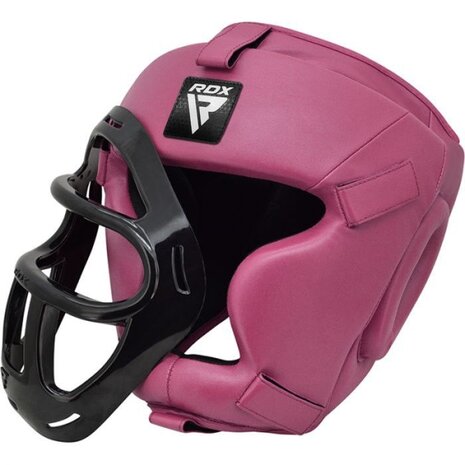 RDX Sports T1 Hoofdbeschermer Met Verwijderbare Gezichtskooi Roze RDX Sports T1 Hoofdbeschermer Met Verwijderbare Gezichtskooi Roze