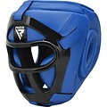 RDX Sports T1 Hoofdbeschermer Met Verwijderbare Gezichtskooi Blauw RDX Sports T1 Hoofdbeschermer Met Verwijderbare Gezichtskooi Blauw