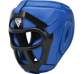 RDX Sports T1 Hoofdbeschermer Met Verwijderbare Gezichtskooi Blauw RDX Sports T1 Hoofdbeschermer Met Verwijderbare Gezichtskooi Blauw