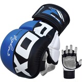 RDX Sports T6 MMA Grappling Handschoenen Blauw