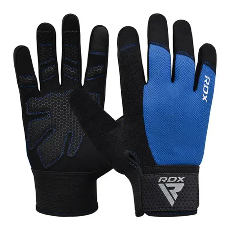 RDX Sports Trainingshandschoenen W1 - extra grip Blauw RDX Sports Trainingshandschoenen W1 - extra grip Blauw