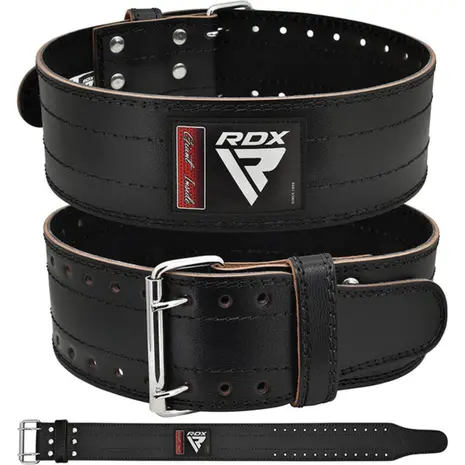 RDX Sports Weight Lifting Belt RD1 - 100% Leer - Zwart