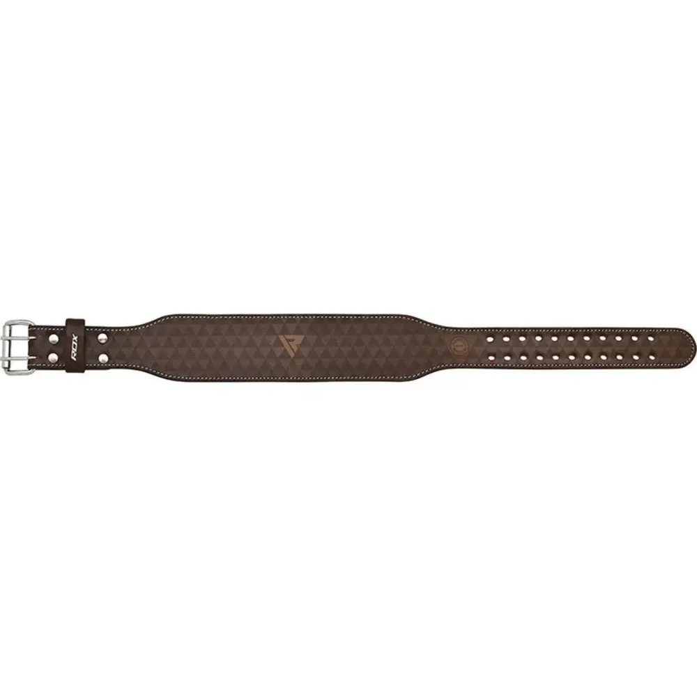 RDX Sports ARLO 4 Inch Medium Tan Leather Weightlifting Belt RDX Sports ARLO 4 Inch Medium Tan Leather Weightlifting Belt