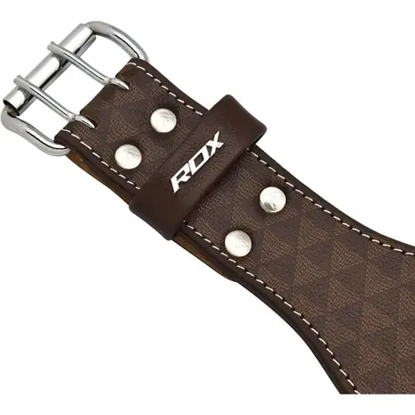 RDX Sports ARLO 4 Inch Medium Tan Leather Weightlifting Belt RDX Sports ARLO 4 Inch Medium Tan Leather Weightlifting Belt