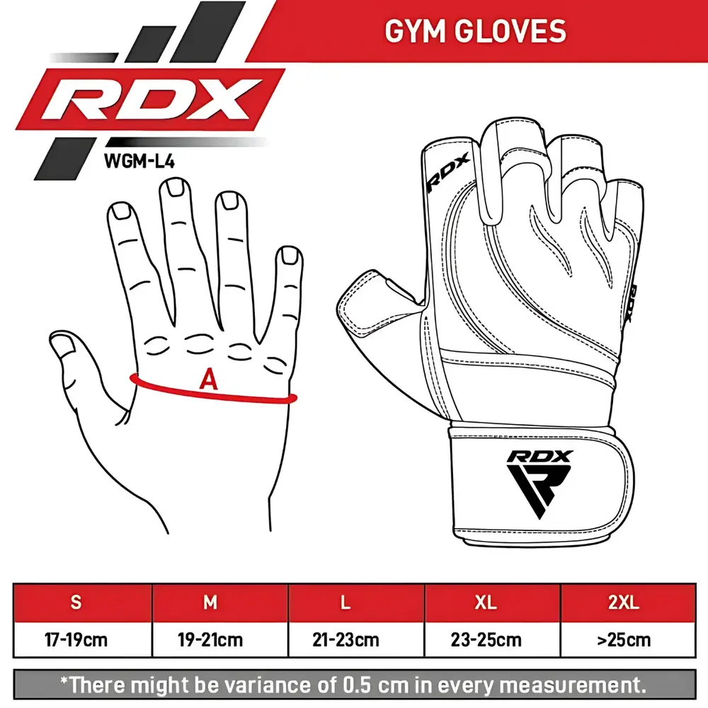 RDX Sports L4 Fitnesshandschoenen - Grijs