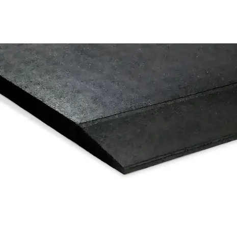 Fitness Vloer Oploopprofiel 100 x 13 x 2 cm - Rubber Fitness Vloer Oploopprofiel 100 x 13 x 2 cm - Rubber