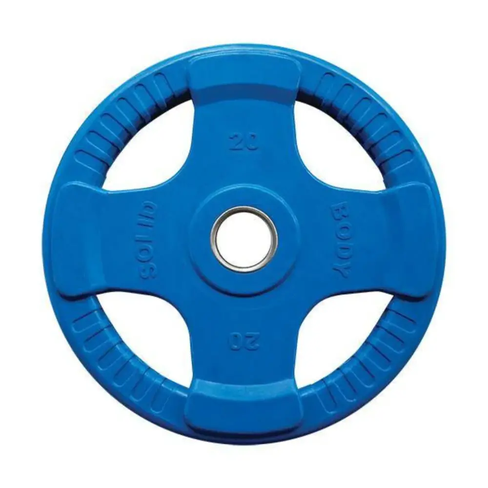 Body-Solid Gekleurde Rubberen Olympische Halterschijven 50mm Body-Solid Gekleurde Rubberen Olympische Halterschijven 50mm