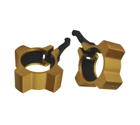 Toorx Fitness CFA Aluminium Pro Collar Set Goud - 50 mm - 2 Stuks Toorx Fitness CFA Aluminium Pro Collar Set Goud - 50 mm - 2 Stuks