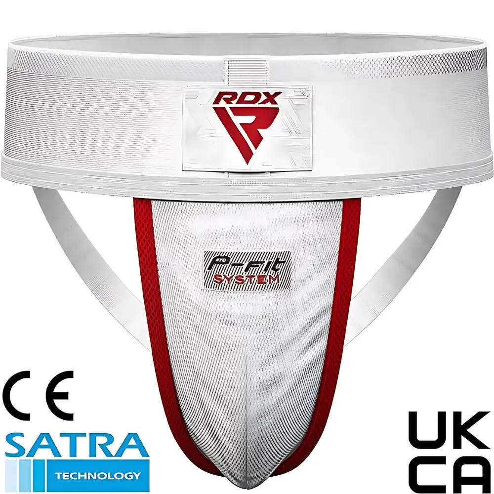 RDX Sports H1+ Kruisbeschermer met Gel Cup Wit RDX Sports H1+ Kruisbeschermer met Gel Cup Wit