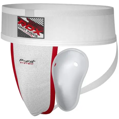 RDX Sports H1+ Kruisbeschermer met Gel Cup Wit RDX Sports H1+ Kruisbeschermer met Gel Cup Wit