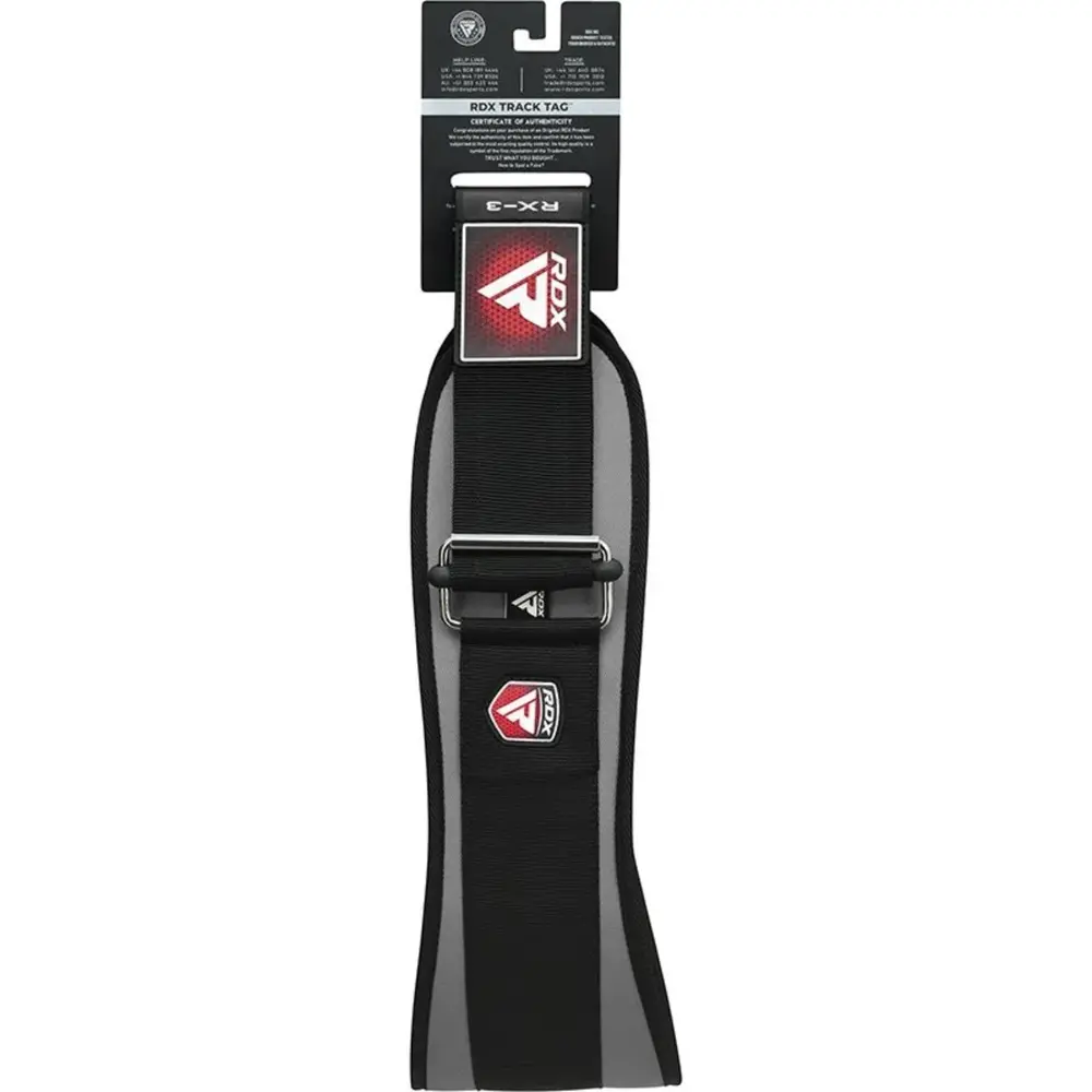 RDX Sports X3 Gewichtsriem - Neopreen  - Grijs