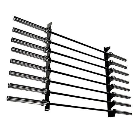 Toorx Fitness Wall Barbell Rack - Voor 8 halterstangen Toorx Fitness Wall Barbell Rack - Voor 8 halterstangen