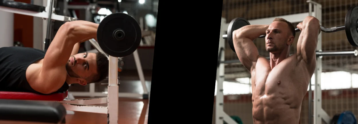 Tricep oefeningen met een barbell voor maximale kracht en spiergroei