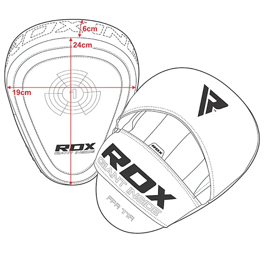 RDX Sports Focus Pads Rex Curve T1