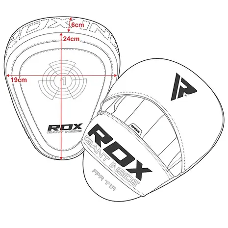 RDX Sports Focus Pads Rex Curve T1