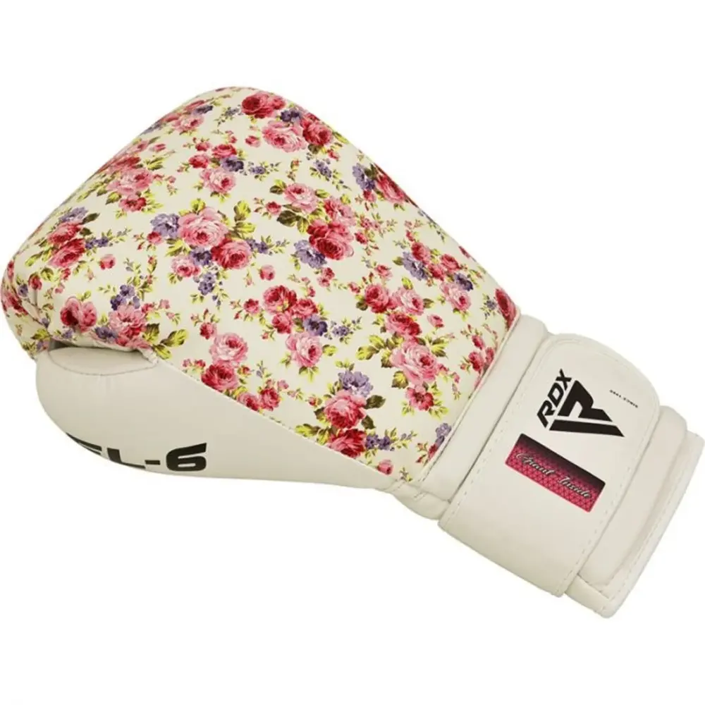 RDX Sports FL6 Floral Bokshandschoenen - Wit RDX Sports FL6 Floral Bokshandschoenen - Wit