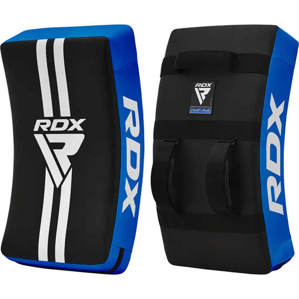 RDX Sports T1 Gel Padded Curved Kick Shield Blauw RDX Sports T1 Gel Padded Curved Kick Shield Blauw