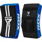 RDX Sports T1 Gel Padded Curved Kick Shield Blauw